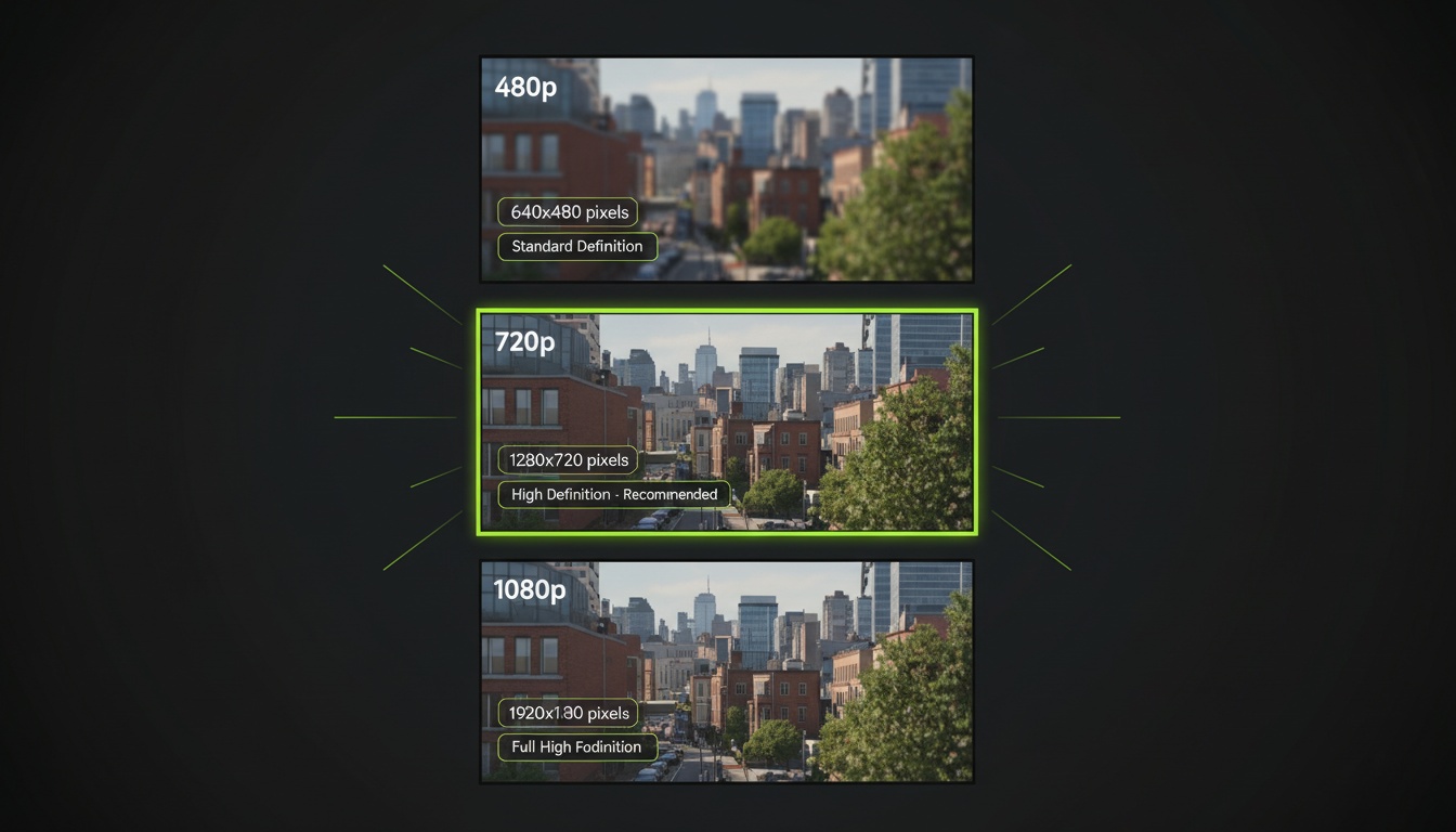 AI Video Resolution Guide: 480p vs 720p vs 1080p