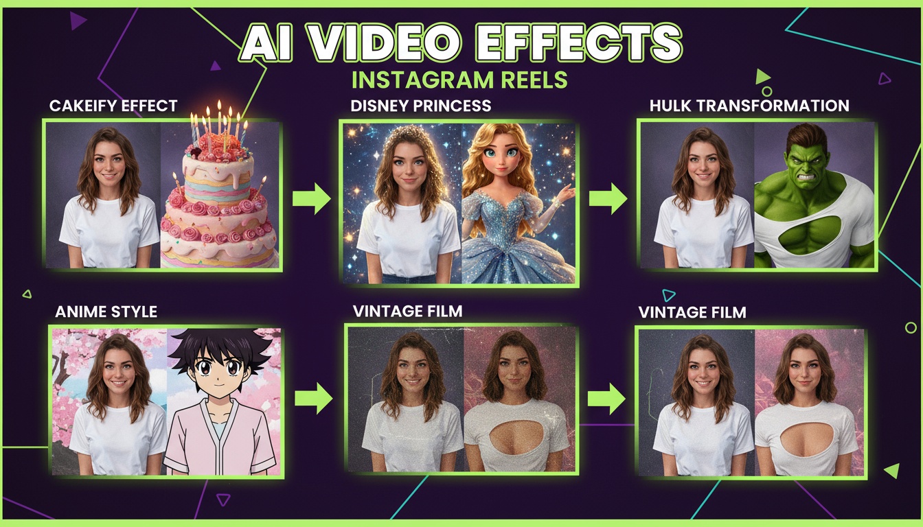 5 Best AI Video Effects for Instagram Reels (2025) 5 Best AI Video Effects for Instagram Reels (2025)